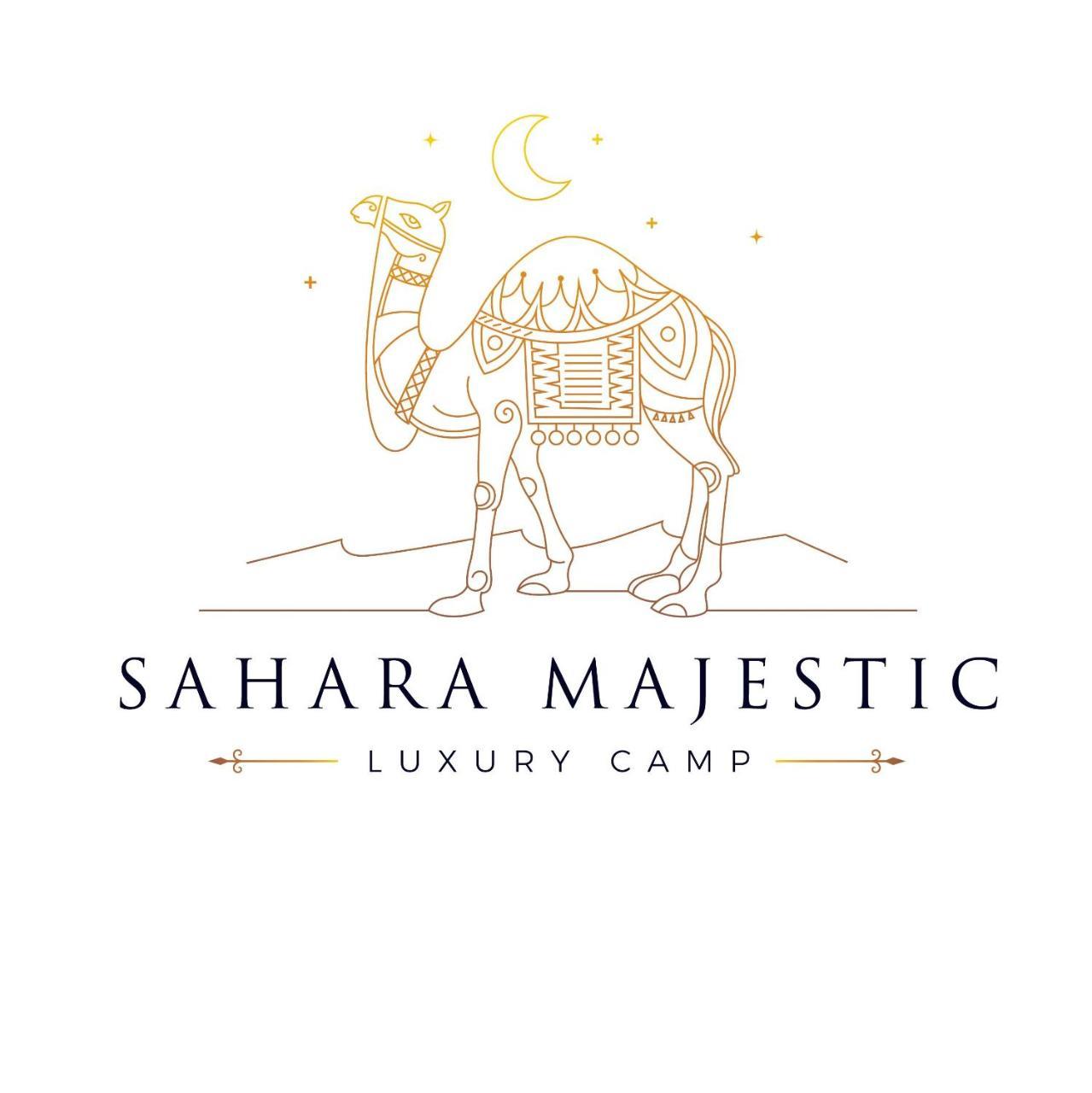 Sahara Majestic Luxury Camp Hotel Merzuga Kültér fotó Sahara Majestic logo